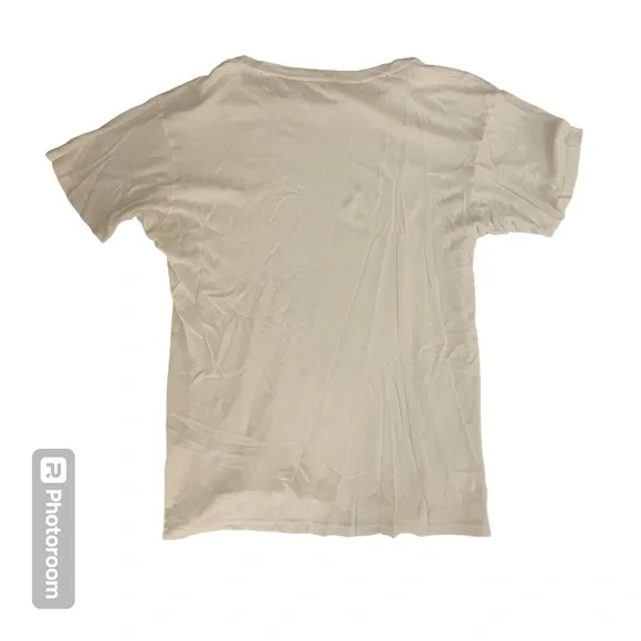 Brandy Melville John Galt Plain White T Shirt - Picture 2 of 3